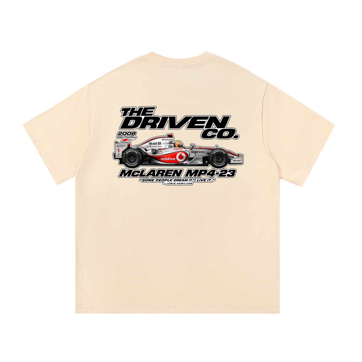 McLaren MP4-23 Racing Graphic T-Shirt — Apricot — back