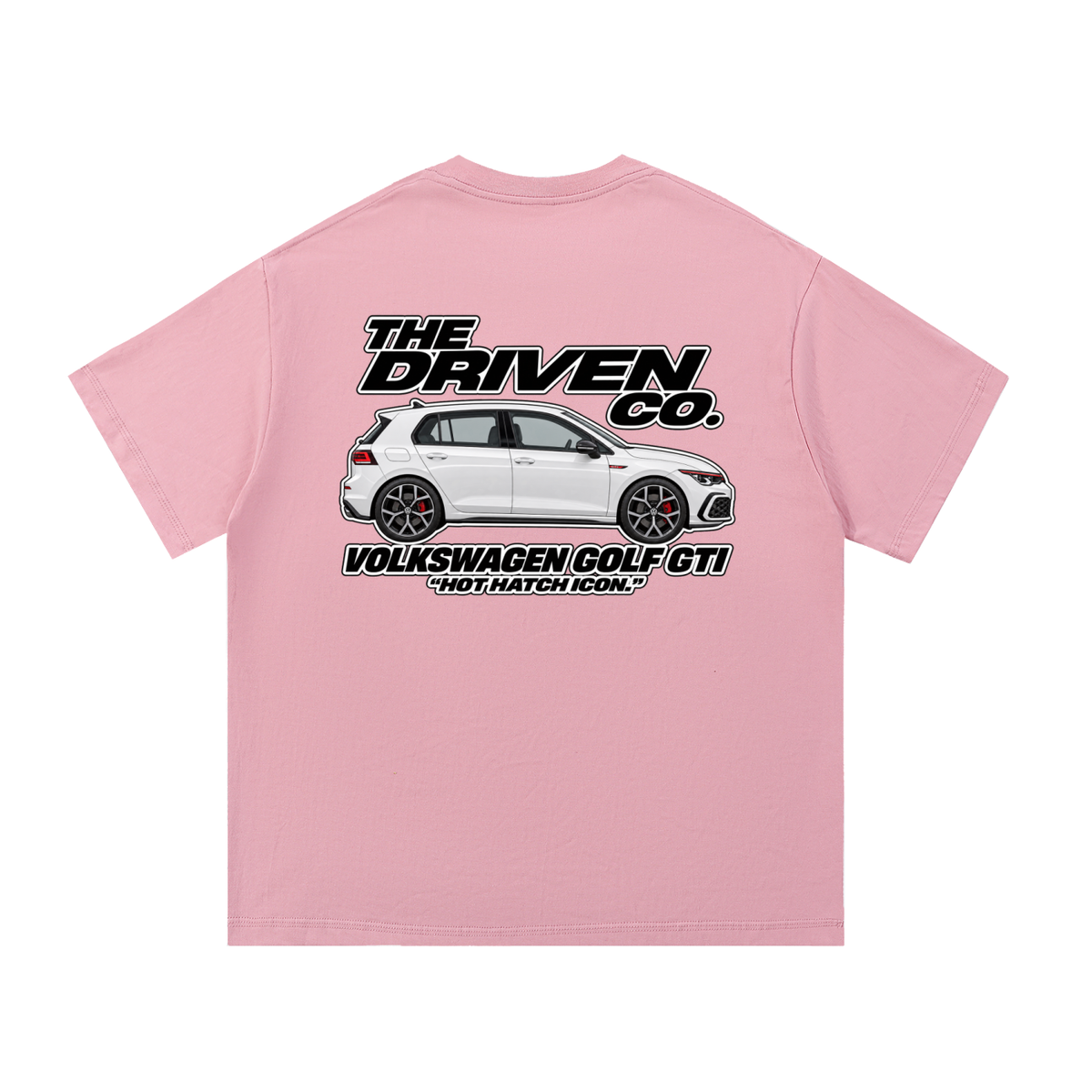 Volkswagen Golf GTI Graphic T-Shirt — Pink — back