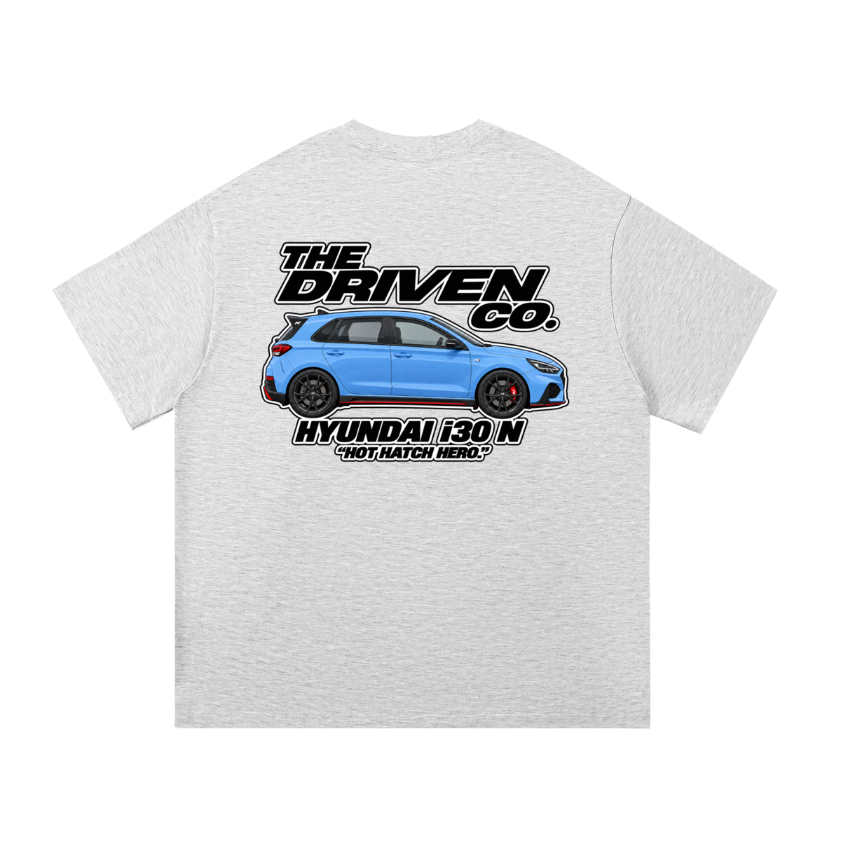 Hyundai i30 N Graphic T-Shirt — White Grey — back