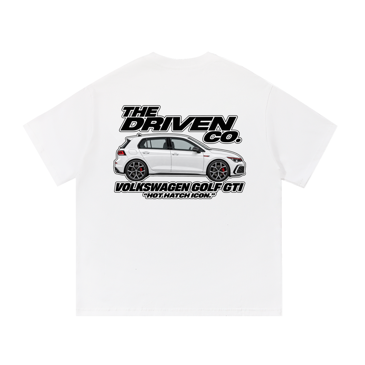 Volkswagen Golf GTI Graphic T-Shirt — White — back