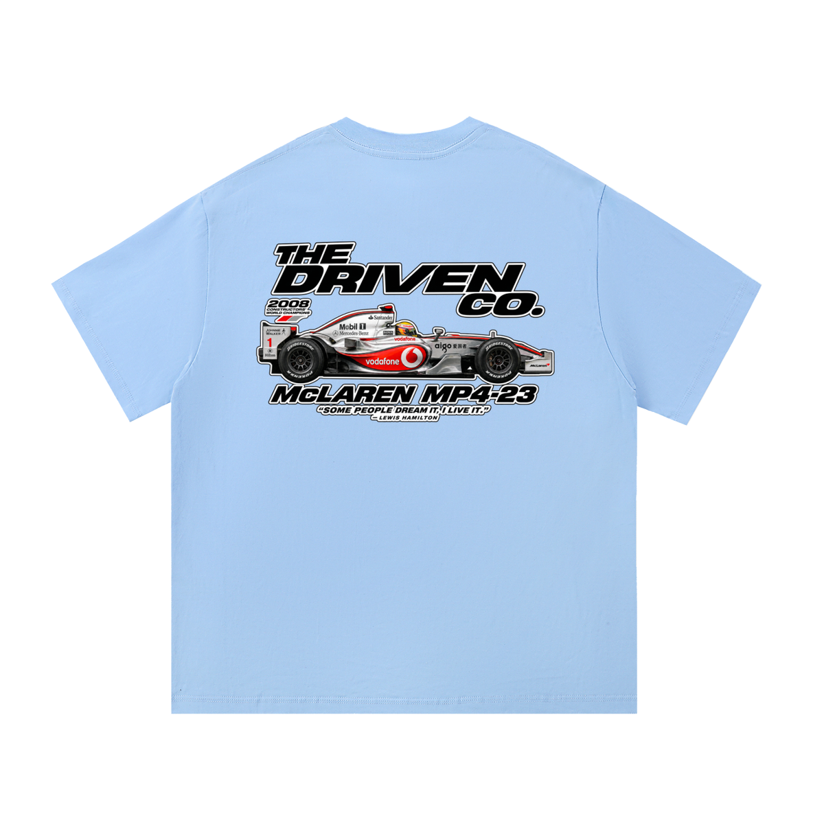 McLaren MP4-23 Racing Graphic T-Shirt — Blue — back