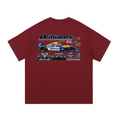 Williams FW14B Racing Graphic T-Shirt — Wine Red — back