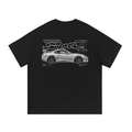 Toyota Supra Mk4 Graphic T-Shirt — Black — back