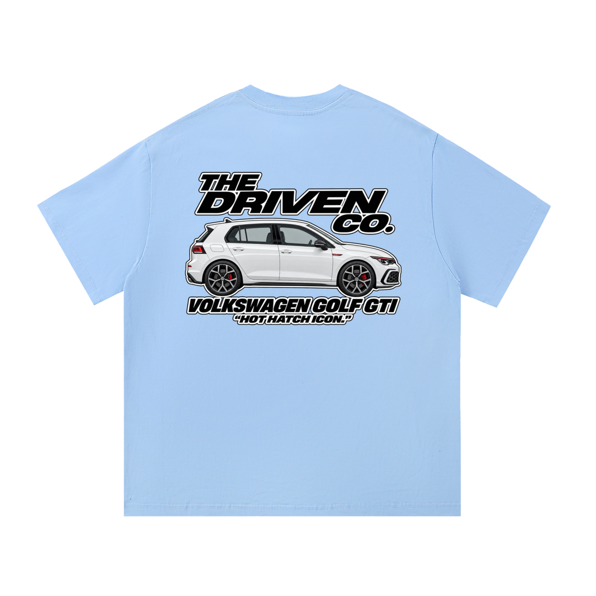 Volkswagen Golf GTI Graphic T-Shirt — Blue — back