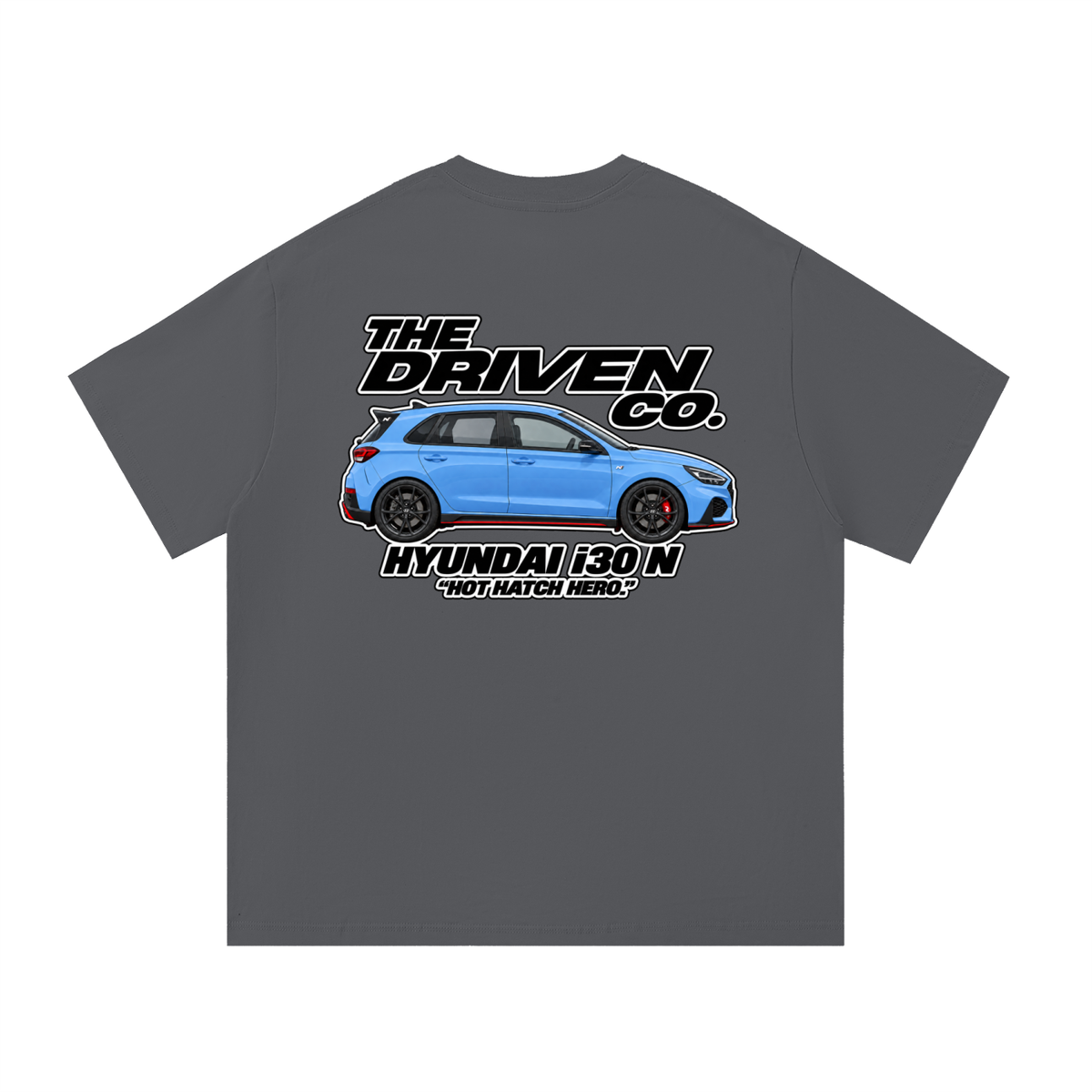 Hyundai i30 N Graphic T-Shirt — Dark Grey — back