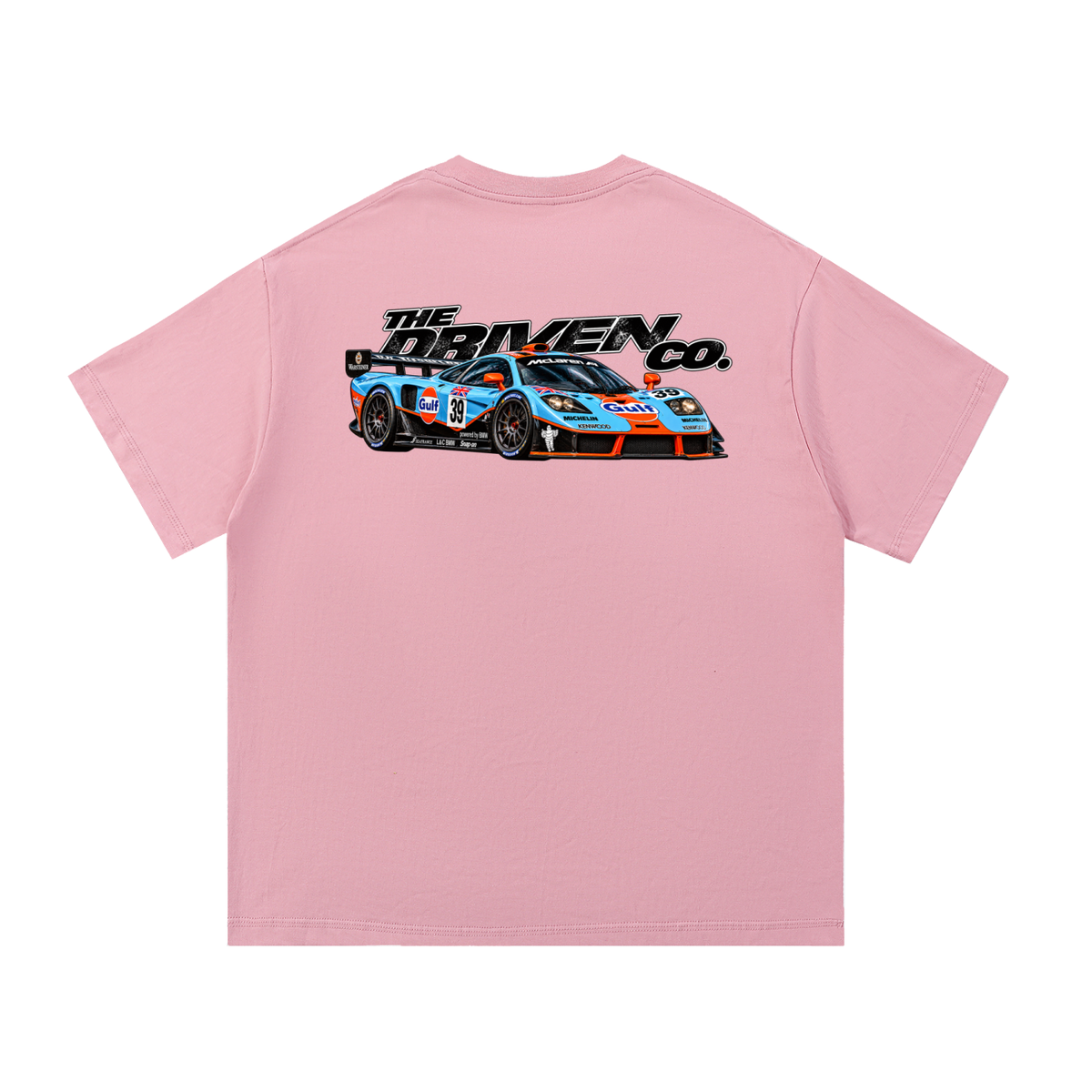 McLaren F1 GTR Racing Graphic T-Shirt — Pink — back