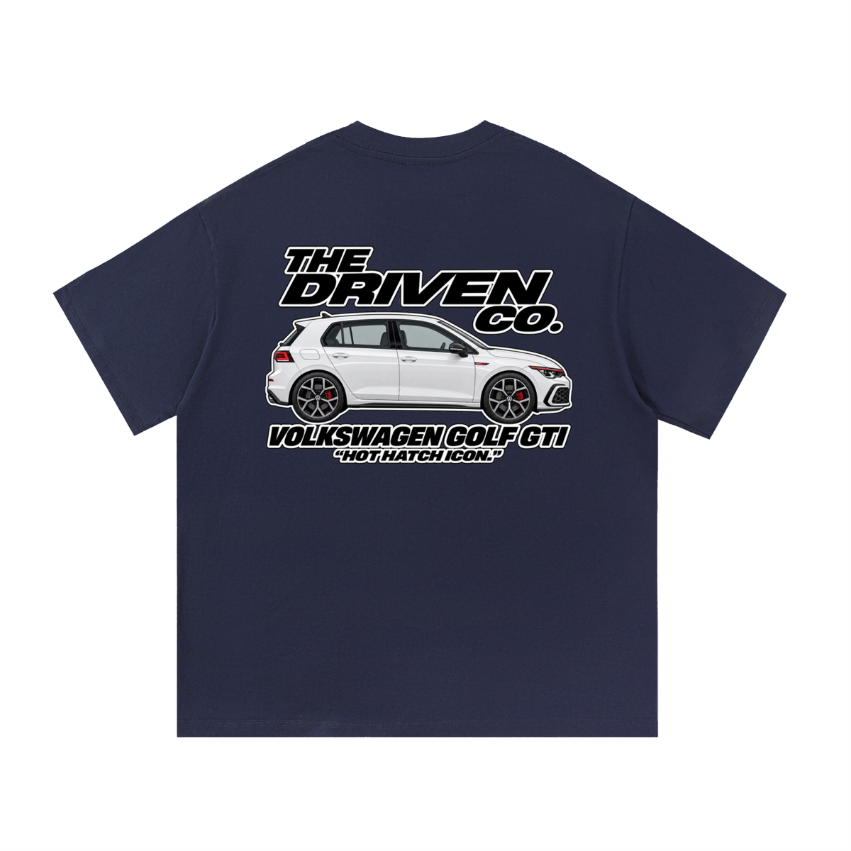Volkswagen Golf GTI Graphic T-Shirt — Navy Blue — back