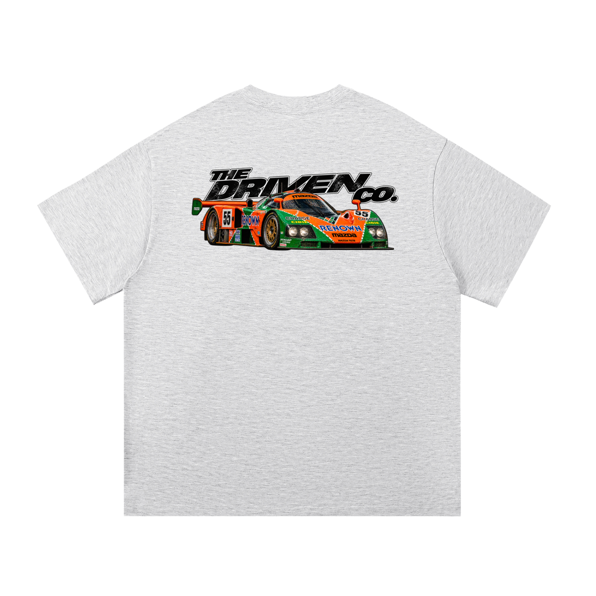 Mazda 787B Le Mans Graphic T-Shirt — White Grey — back