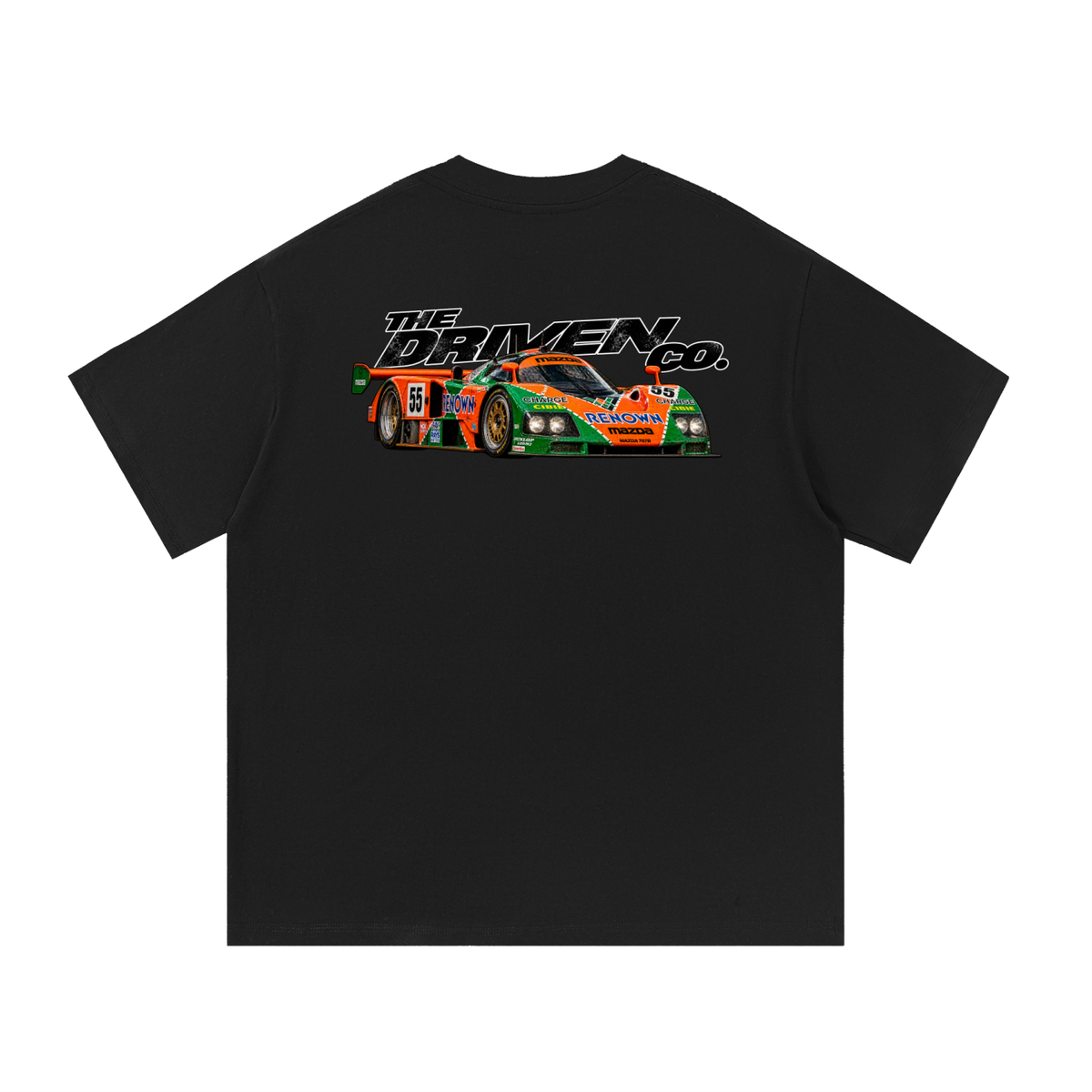 Mazda 787B Le Mans Graphic T-Shirt — Black — back