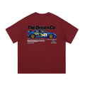 Subaru Impreza WRX STI Rally Graphic T-Shirt — Wine Red — back