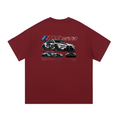 BMW M4 GT3 Racing Graphic T-Shirt — Wine Red — back