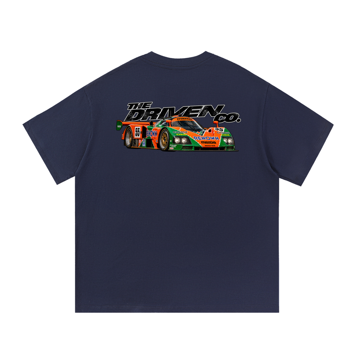 Mazda 787B Le Mans Graphic T-Shirt — Navy Blue — back