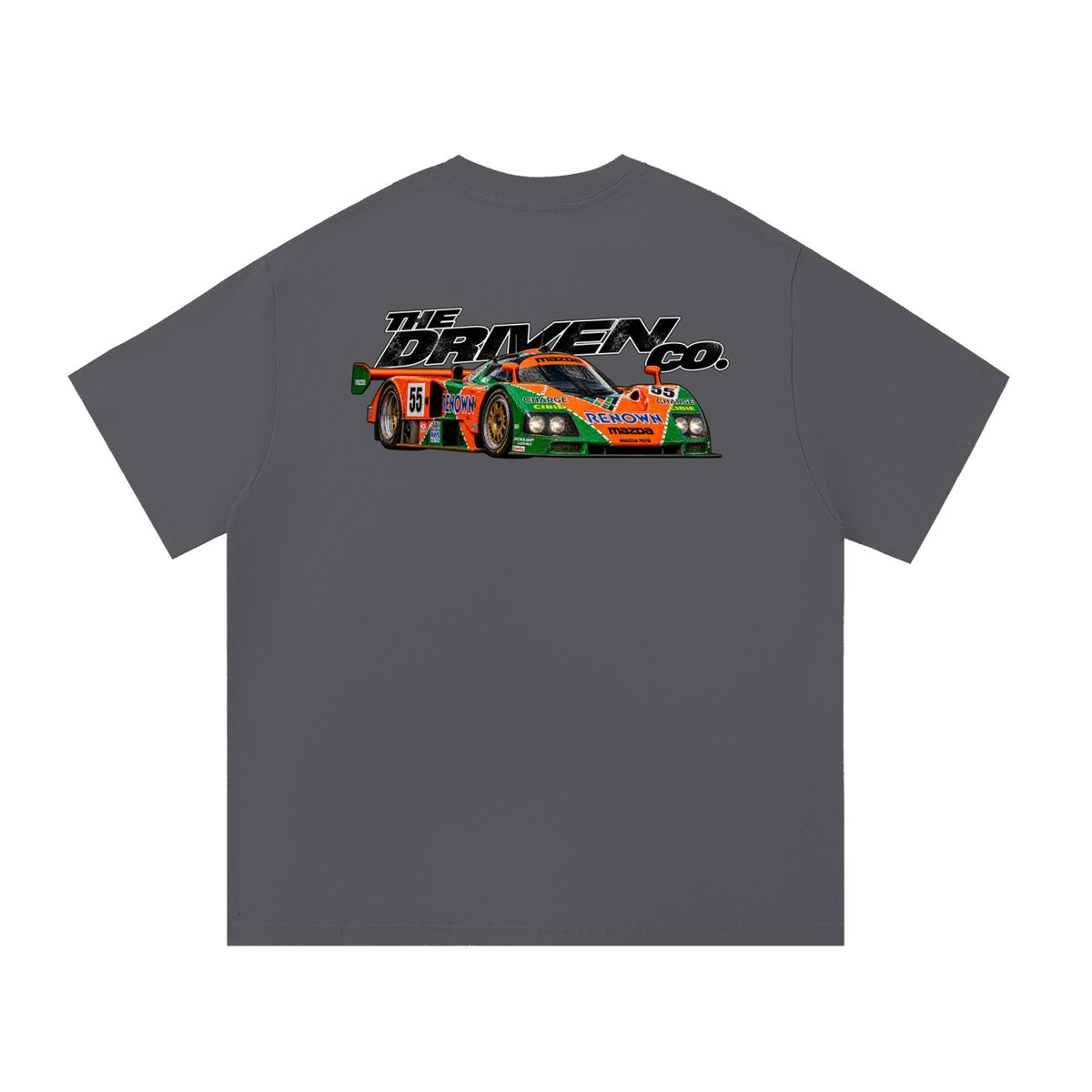 Mazda 787B Le Mans Graphic T-Shirt — Dark Grey — back