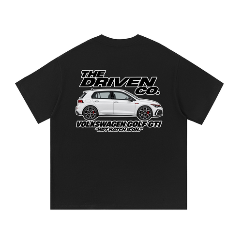 Volkswagen Golf GTI Graphic T-Shirt — Black — back