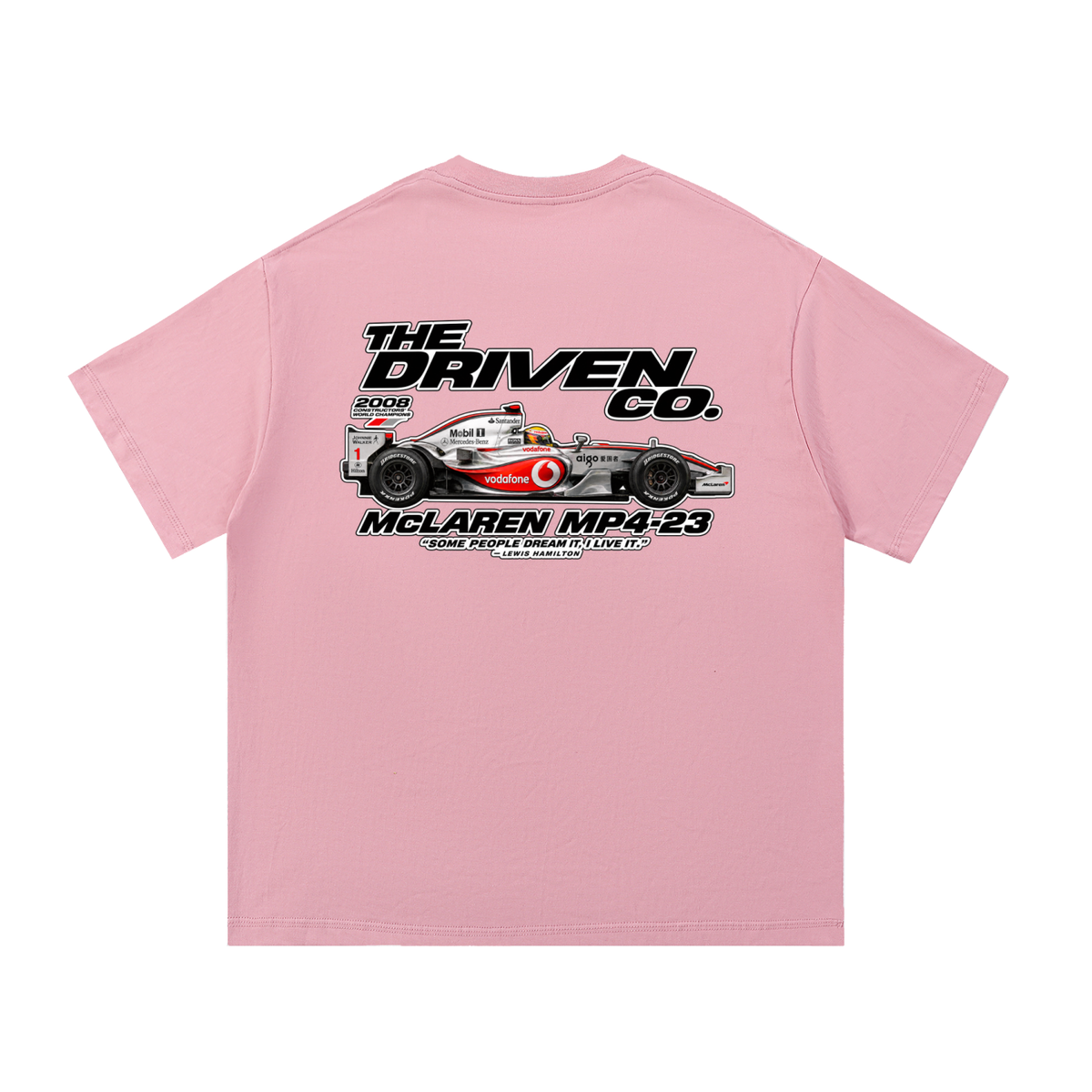 McLaren MP4-23 Racing Graphic T-Shirt — Pink — back