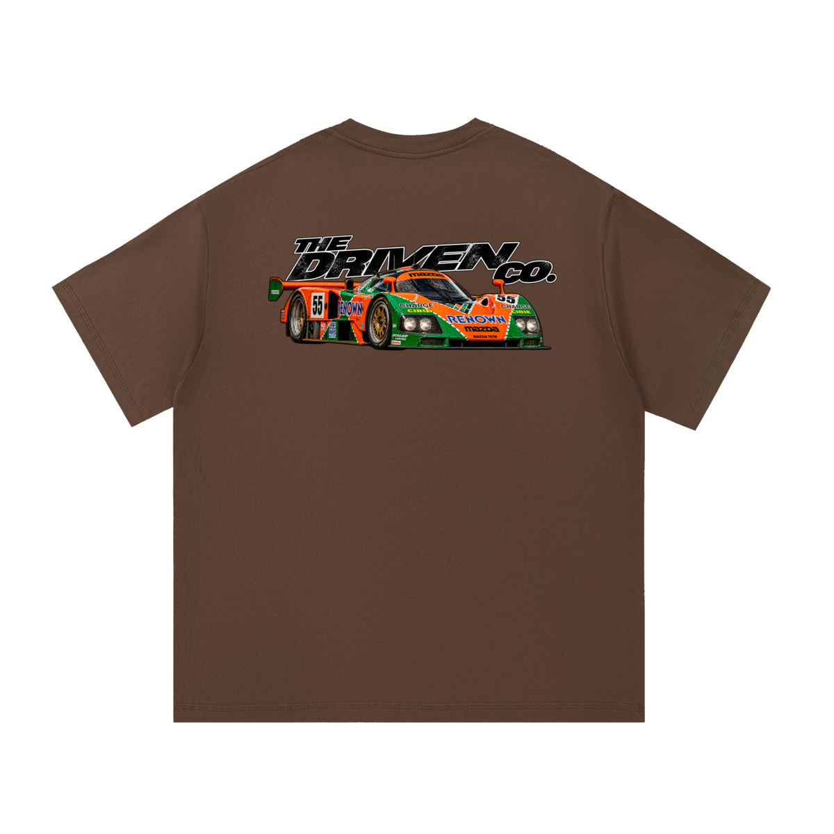 Mazda 787B Le Mans Graphic T-Shirt — Coffee — back