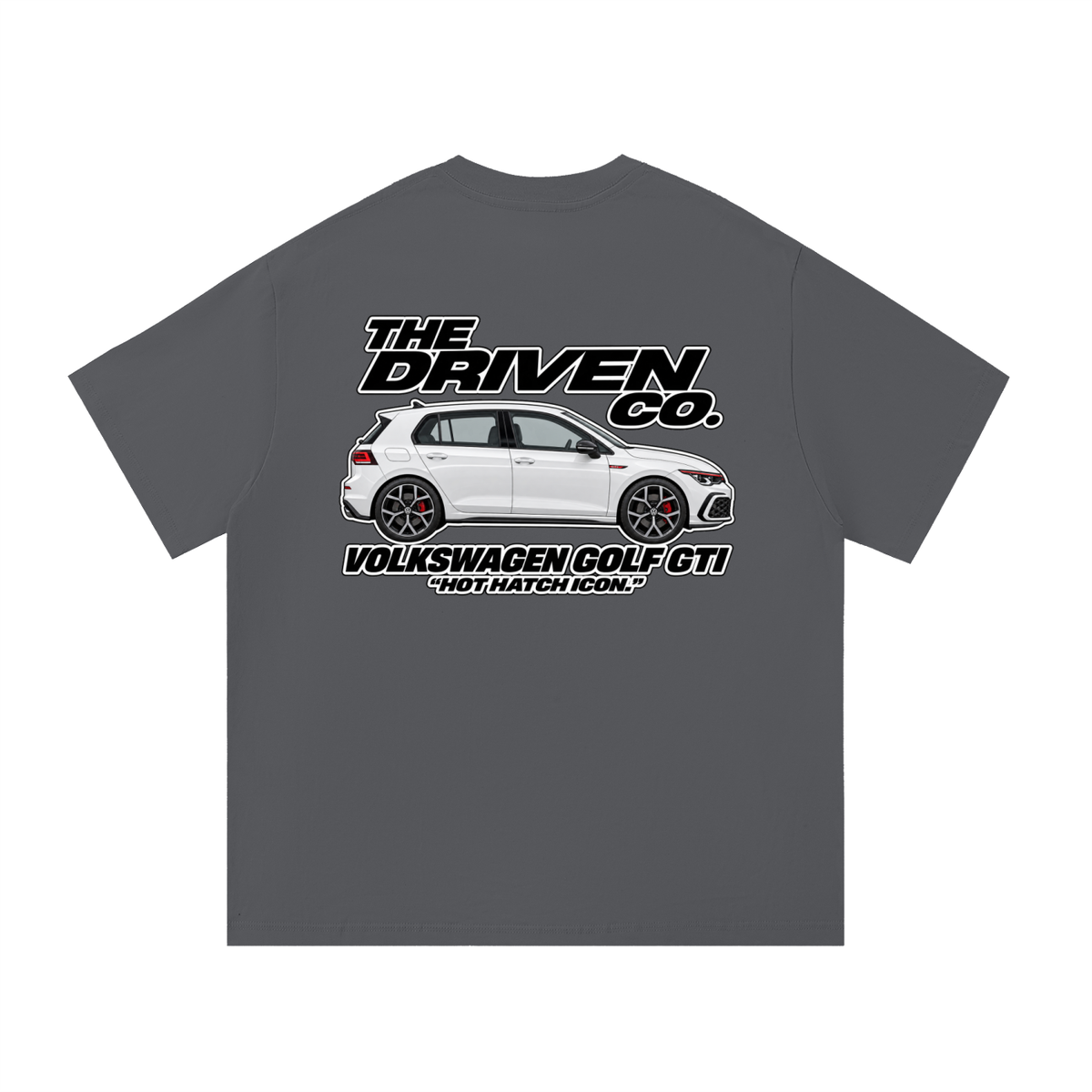 Volkswagen Golf GTI Graphic T-Shirt — Dark Grey — back