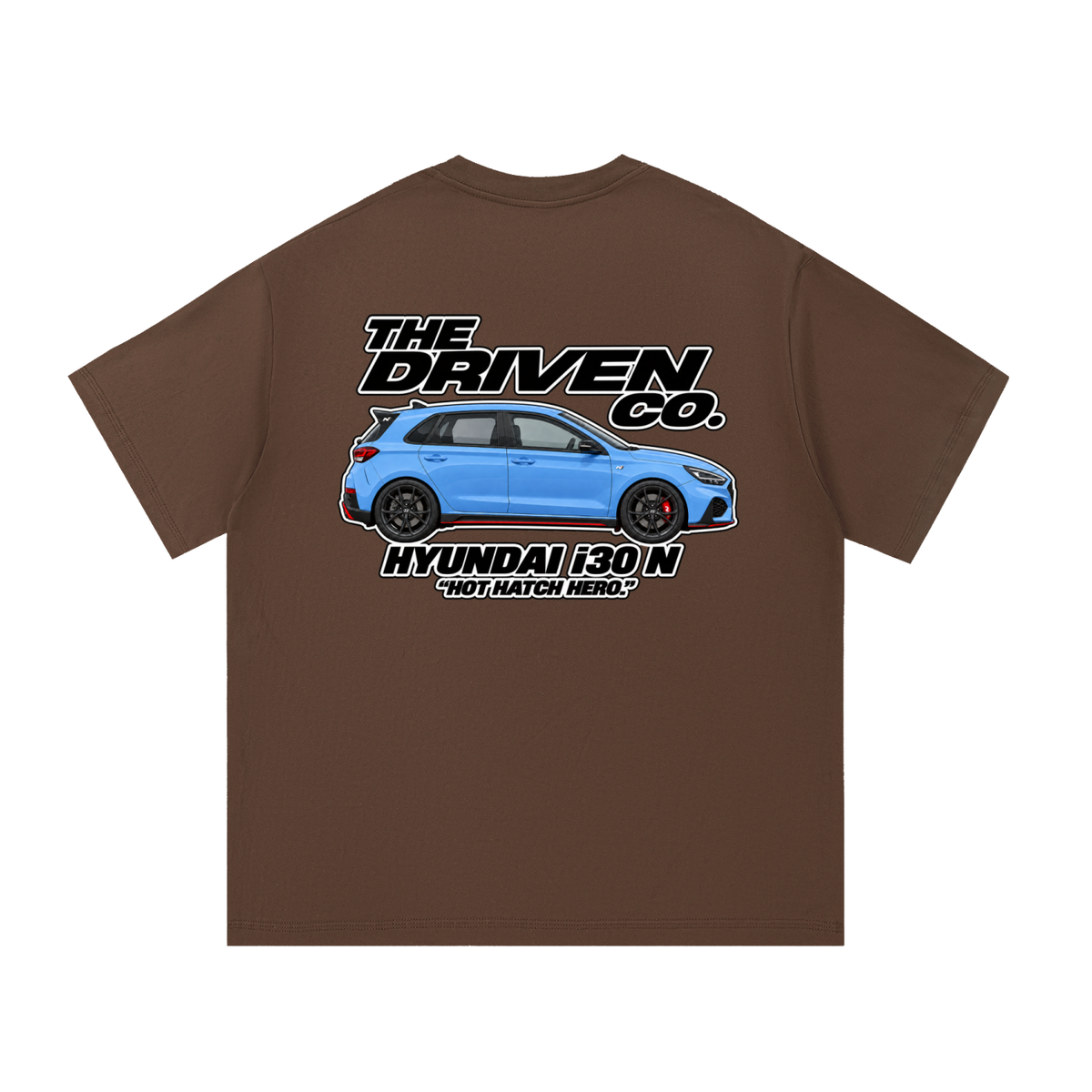 Hyundai i30 N Graphic T-Shirt — Coffee — back