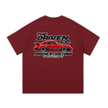 Porsche 911 930 Turbo Graphic T-Shirt — Wine Red — back