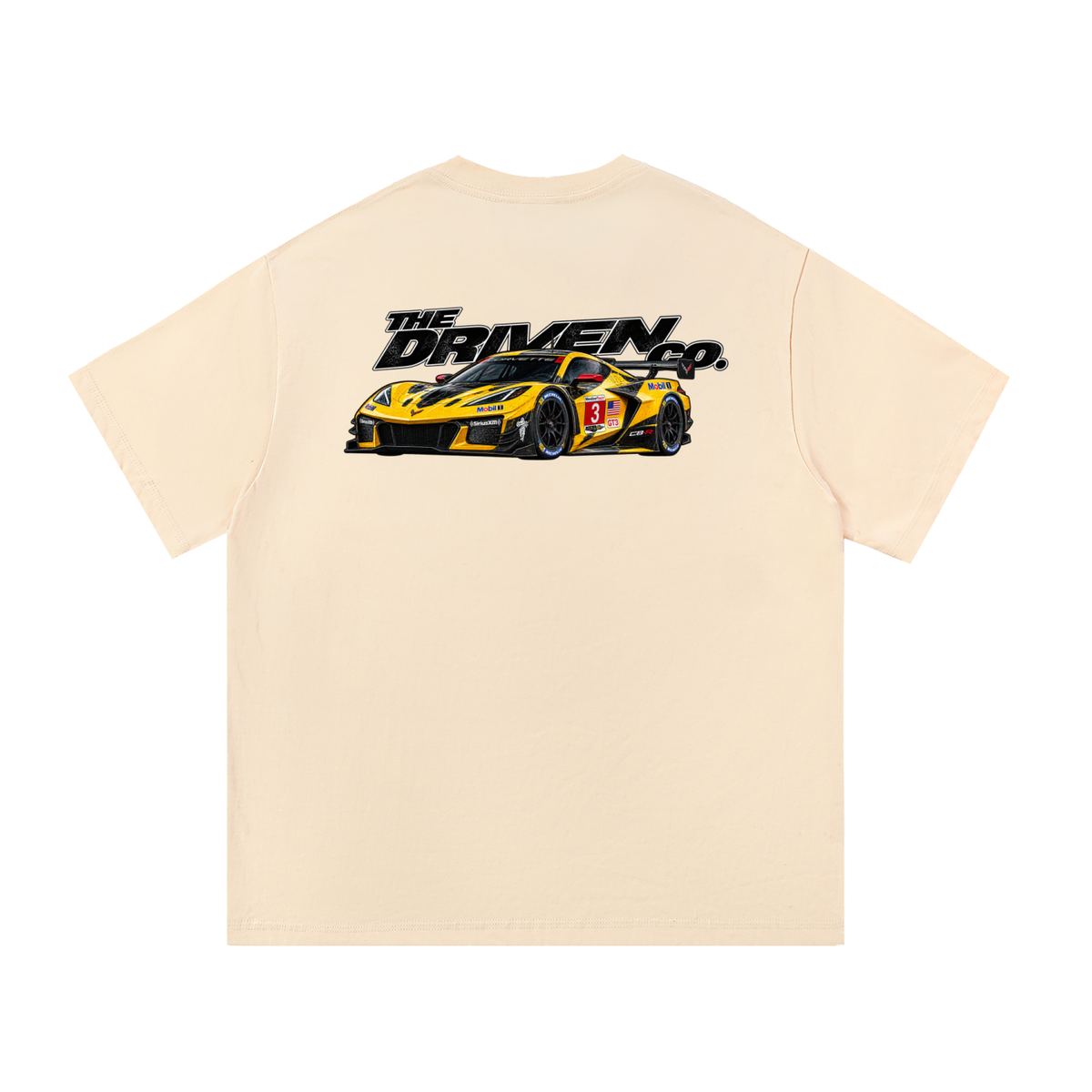 Chevrolet Corvette GT3 Racing Graphic T-Shirt — Apricot — back