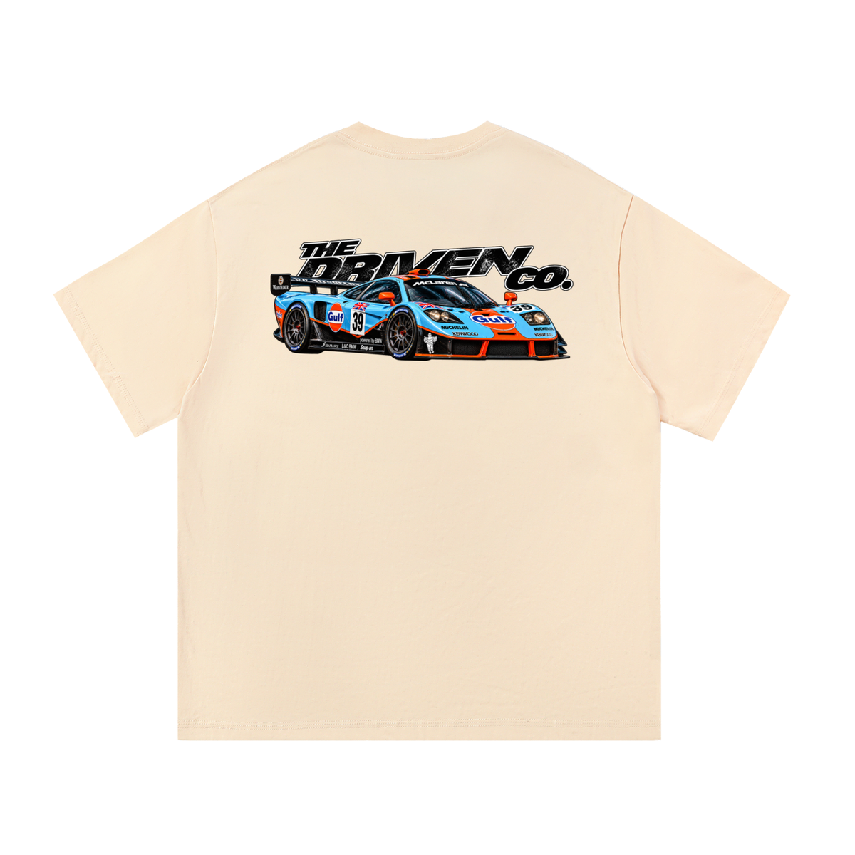 McLaren F1 GTR Racing Graphic T-Shirt — Apricot — back